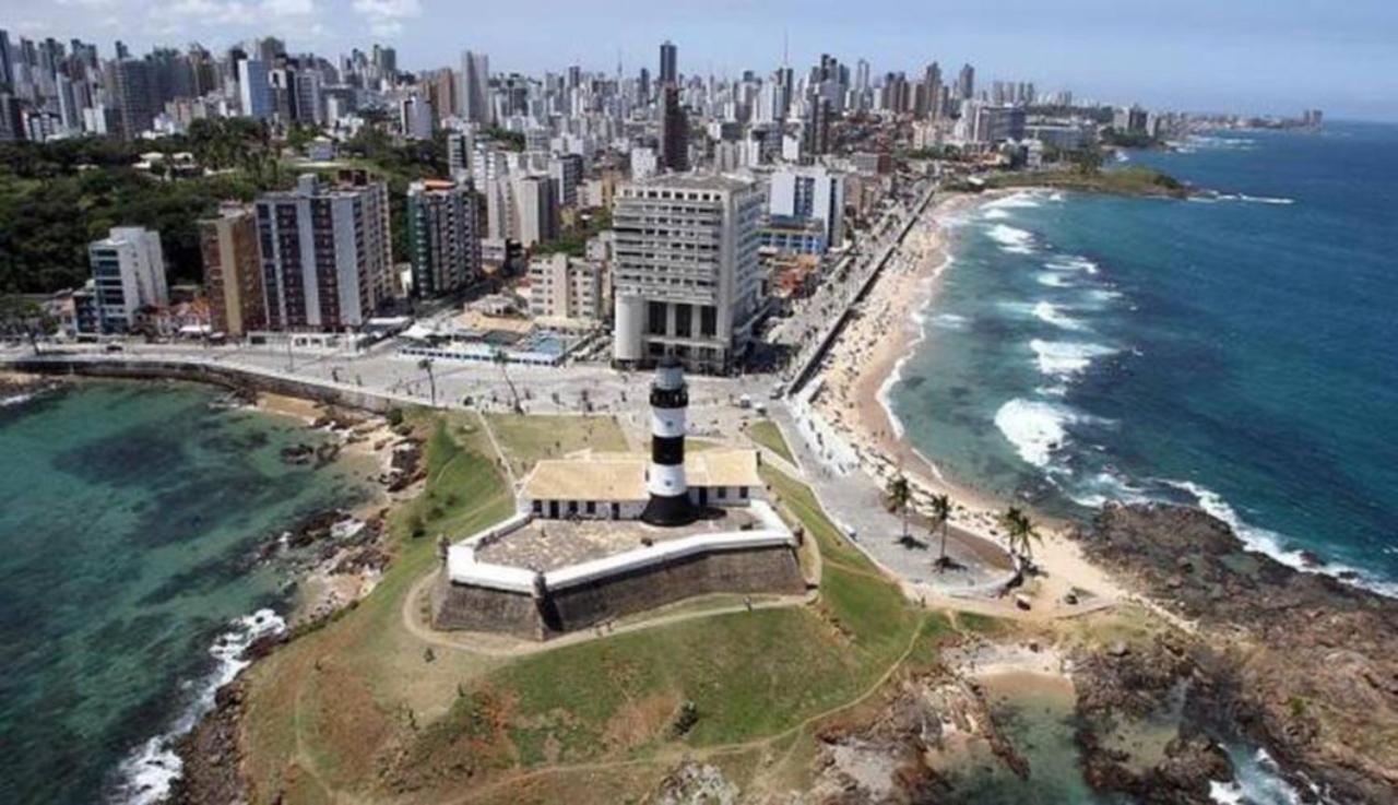Flat Atlatic City Apart Hotel Barra Ondina Em Salvador Luaran gambar